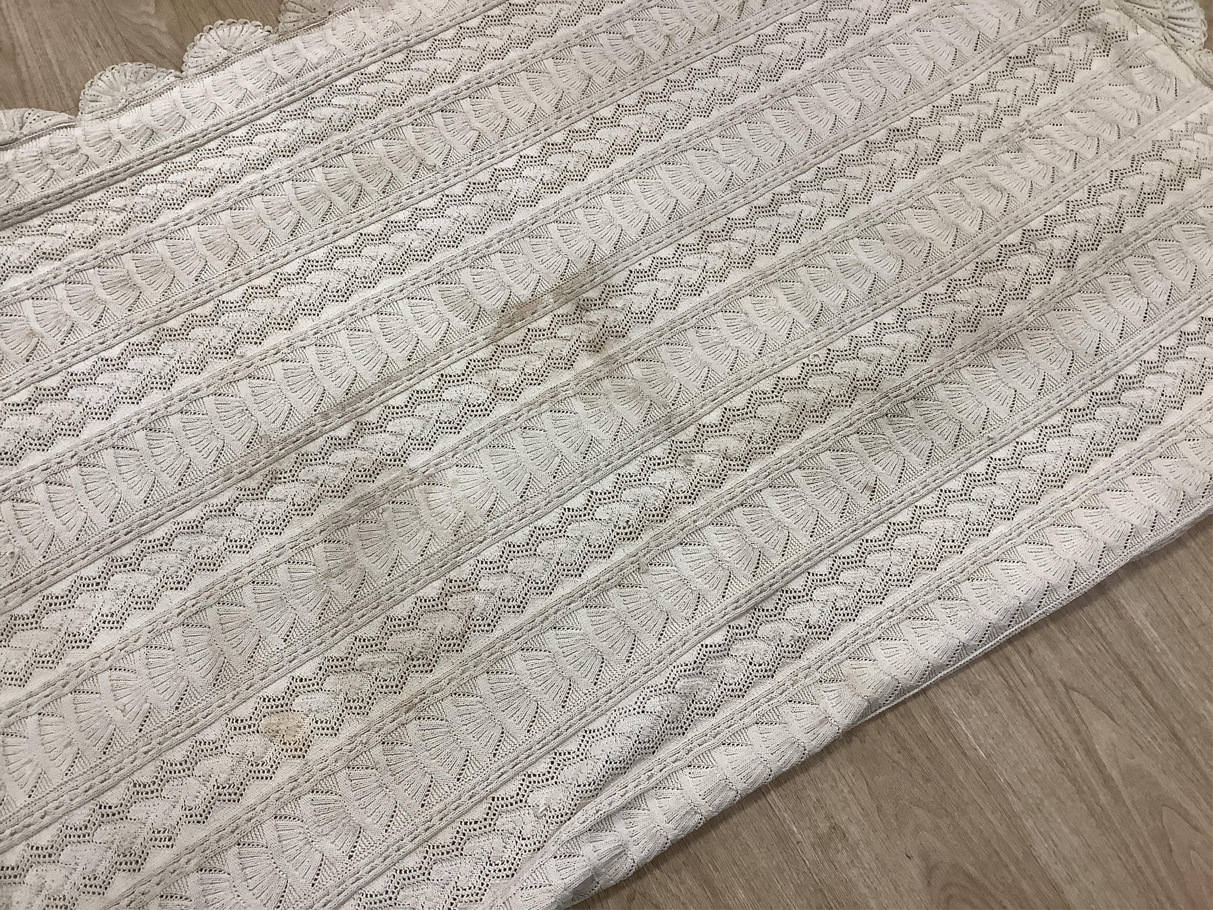 Three crochet bed covers